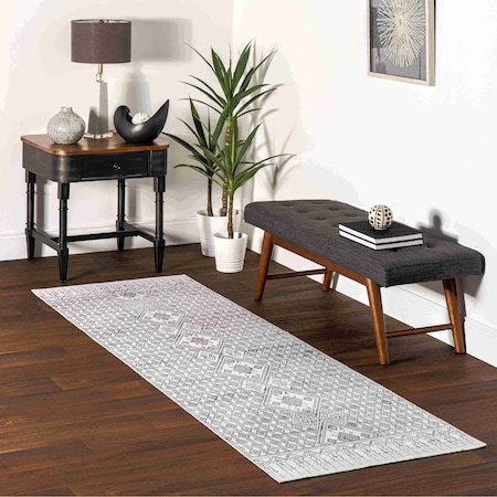 Nuloom Hettie Transitional Tribal Machine Washable Area Rug 2ft 6in x 8ft BIRV60A-2608